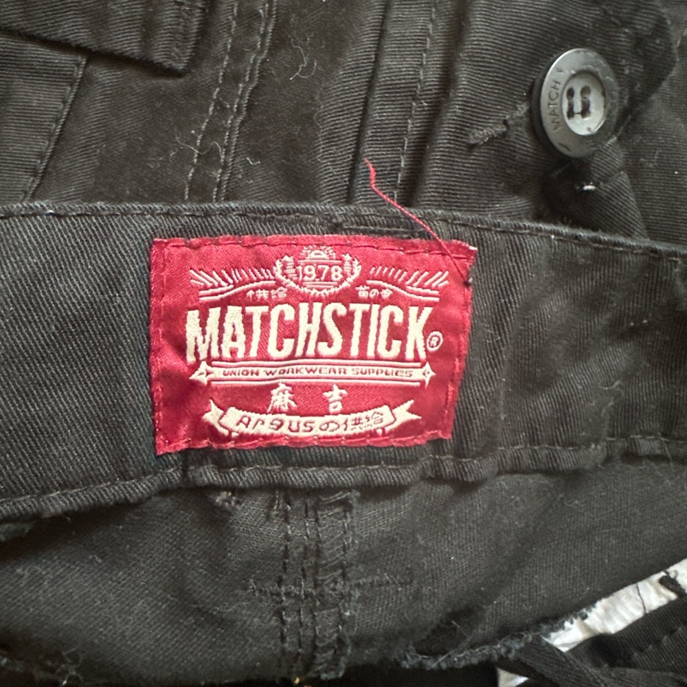 Match Black Cargo Pants for Men - Picture 4 of 9